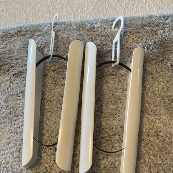 Boot Trees, white with hanging hooks - Picture 1 of 2